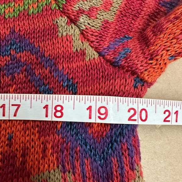 Ralph Lauren Red Multicolor Beacon blanket dress - Picture 5 of 7